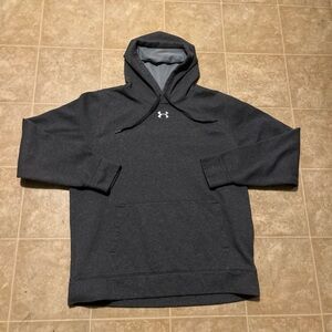 Under Armour loose gray hooded pullover